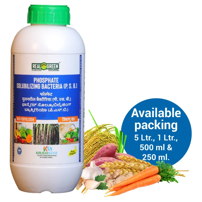Real Green Phosphate Solubilizing Bacteria (PSB) product pack